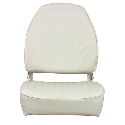 Springfield High Back Folding Seat - White