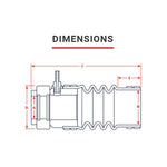 PSS PRO Shaft Seal 1-1/4" Shaft & 2" Tube