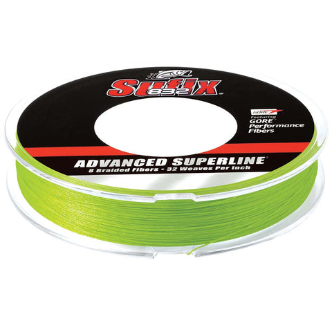 Sufix 832® Advanced Superline® Braid - 30lb - Neon Lime - 150 yds