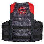 Full Throttle Adult Nylon Life Jacket - S/M - Red/Black