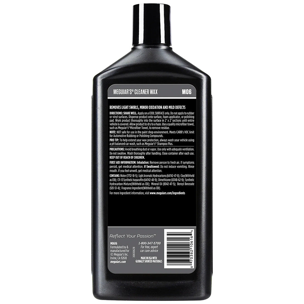 Meguiar's M6 Mirror Glaze® Cleaner Wax - 16oz