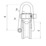 Wichard Soft Snatch Block - 10mm Rope Size