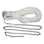 Lewmar Premium Anchor Rode 215'-15' of 1/4" Chain & 200' of 1/2" Rope w/Shackle