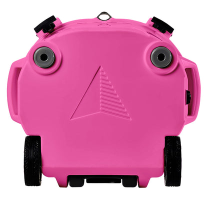 LAKA Coolers 30 Qt Cooler w/Telescoping Handle & Wheels - Pink