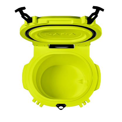 LAKA Coolers 30 Qt Cooler w/Telescoping Handle & Wheels - Yellow