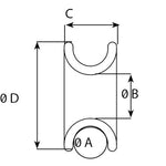 Wichard FRX6 Friction Ring - 7mm (9/32")