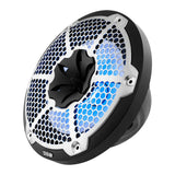 DS18 HYDRO 10" 2-Way Speakers w/Bullet Tweeter & Integrated RGB LED Lights - Black