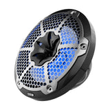 DS18 HYDRO 10" 2-Way Speakers w/Bullet Tweeter & Integrated RGB LED Lights - Carbon Fiber