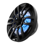 DS18 HYDRO 10" 2-Way Marine Speakers w/Bullet Tweeters & Integrated RGB LED Lights - Black