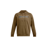 Men's Under Armour Rival Fleece Camo Chest Stripe Hoodie