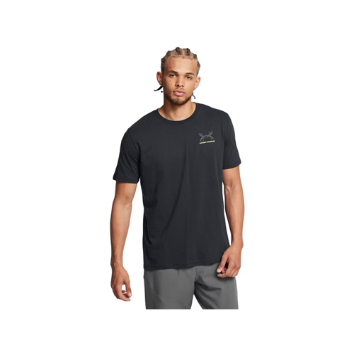 Men's Under Armour Schematic White Tail Short Sleeve