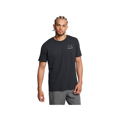 Men's Under Armour Schematic White Tail Short Sleeve
