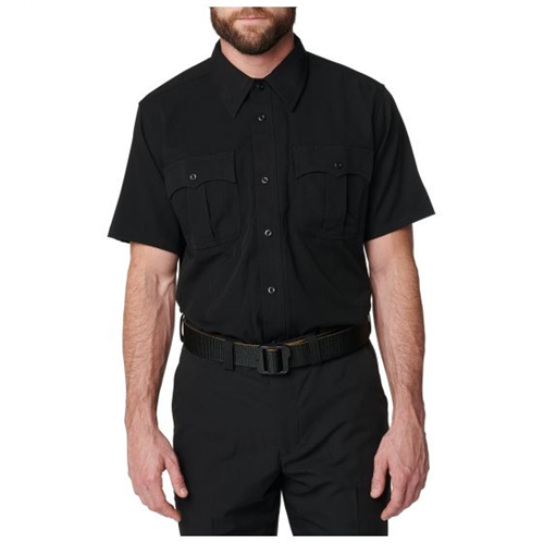 Class A Flex-tac Poly/wool Twill S/s