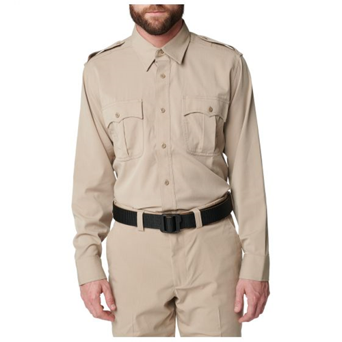 Class A Flex-tac Poly/wool Twill L/s