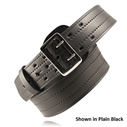 Sam Browne Belt, Four-row Stitched, 2 1/4 Wide