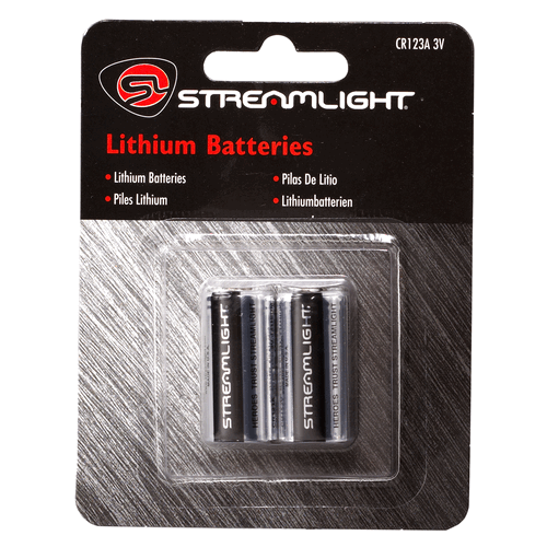 Streamlight 3v Cr123a Lithium Batteries (2 Pack)