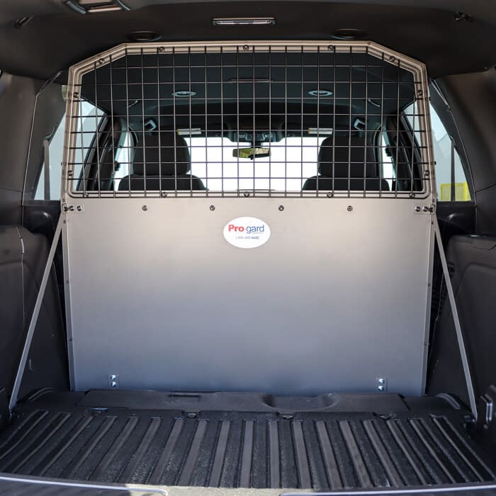 Chevy Tahoe Ppv 2021 Cargo Barrier With Filler Panels - 7 Gauge Steel Wire