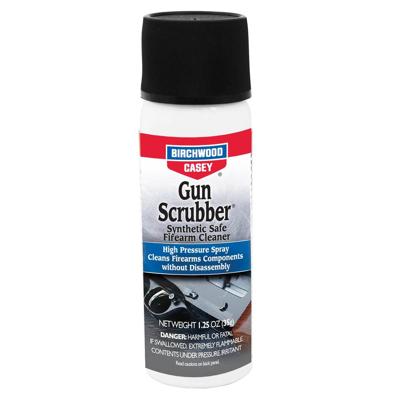 Birchwood Casey Gun Scrubber Synthetic Firearm Cleaner, 1.25 Fl. Oz. Aerosol