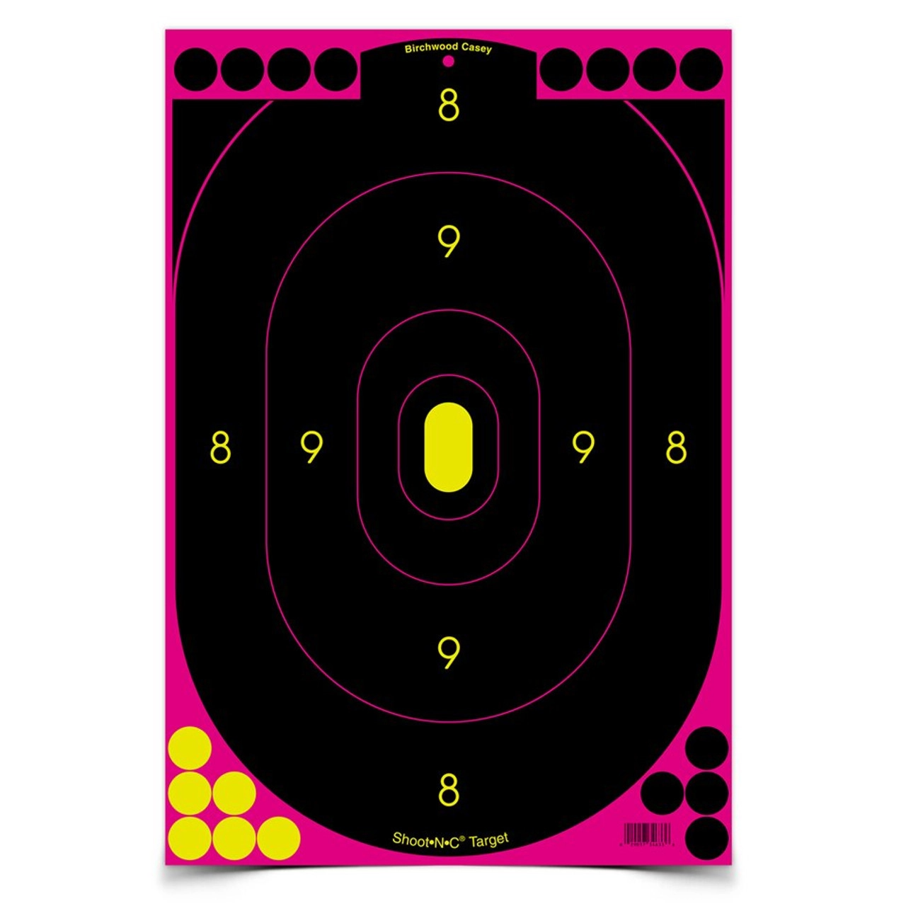 Shoot-n-c 12 X 18 Inch Pink Silhouette Target