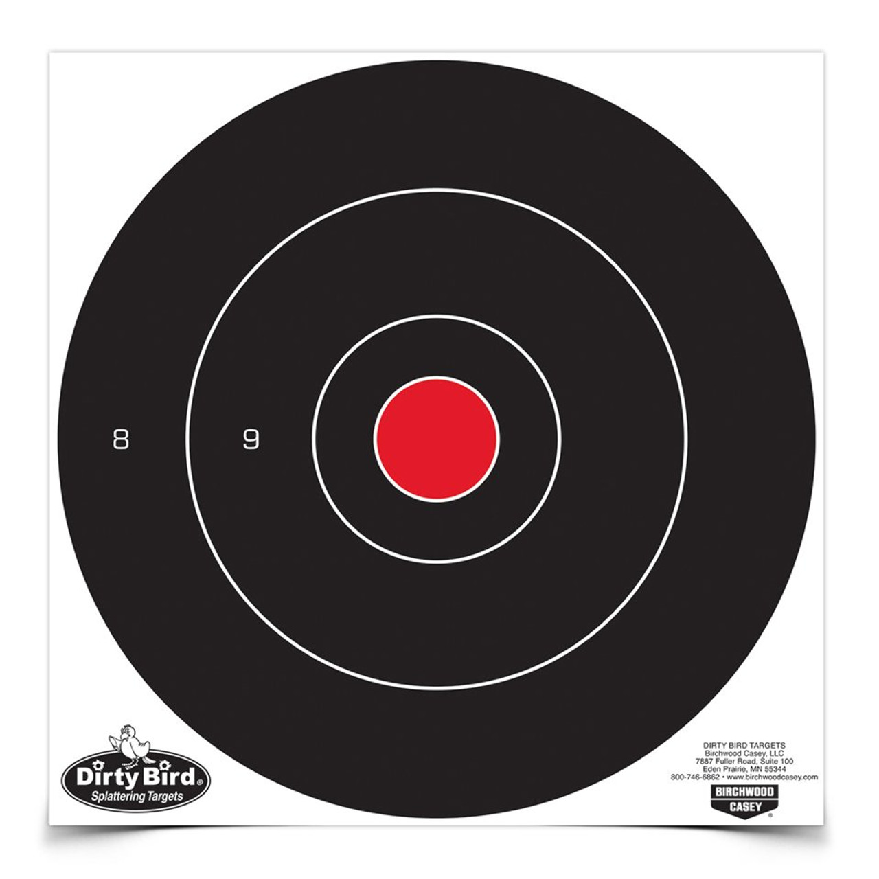 Dirty Bird 12 Inch Bull's-eye Target