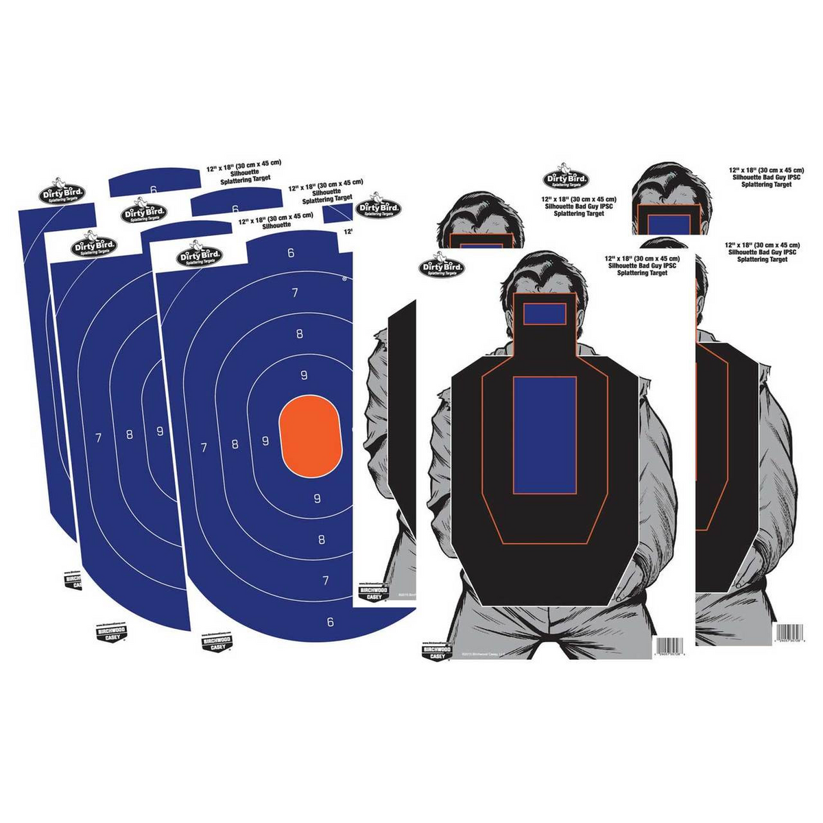Dirty Bird 12 X 18 Target Combo 8-pack