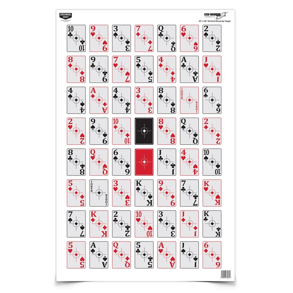 Eze-scorer 23 X 35 52-card Shoot-up Target