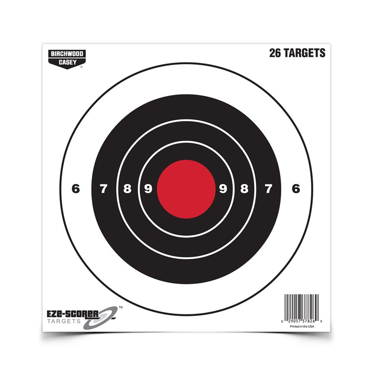 Birchwood Casey Eze-scorer 8 Inch Bull's-eye Target, 26 Targets