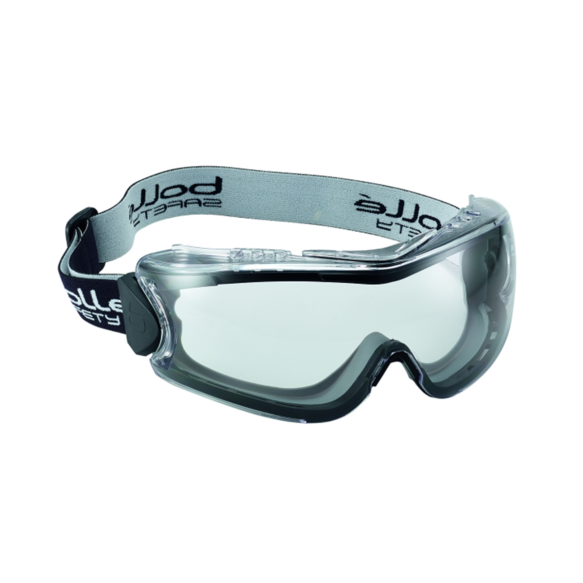 180 Safety Goggle Safety Pc Clear Platinum Vented Tpv Vented Black