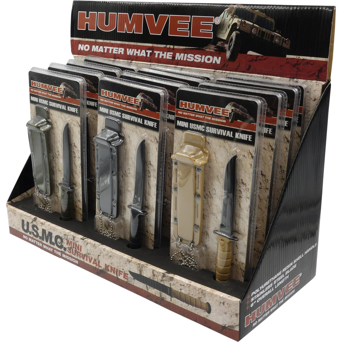 Combat Neck Knife Display Box