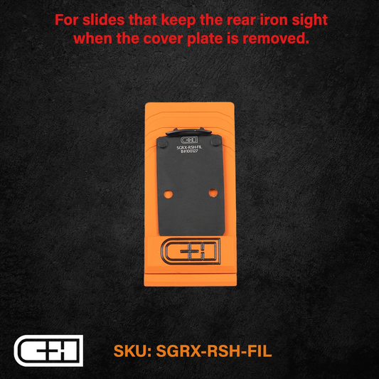 C&h Precision Optics Adapter Plate - Sig P320 Rx/pro/axg