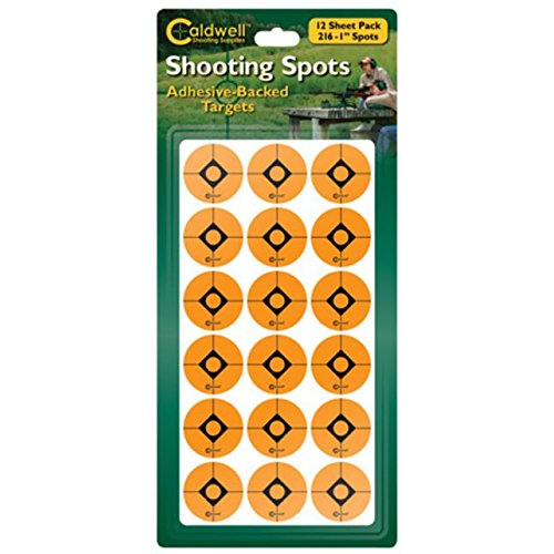 1.5 In Orange Shooting Spots, 12 Sheets (96 Ct)