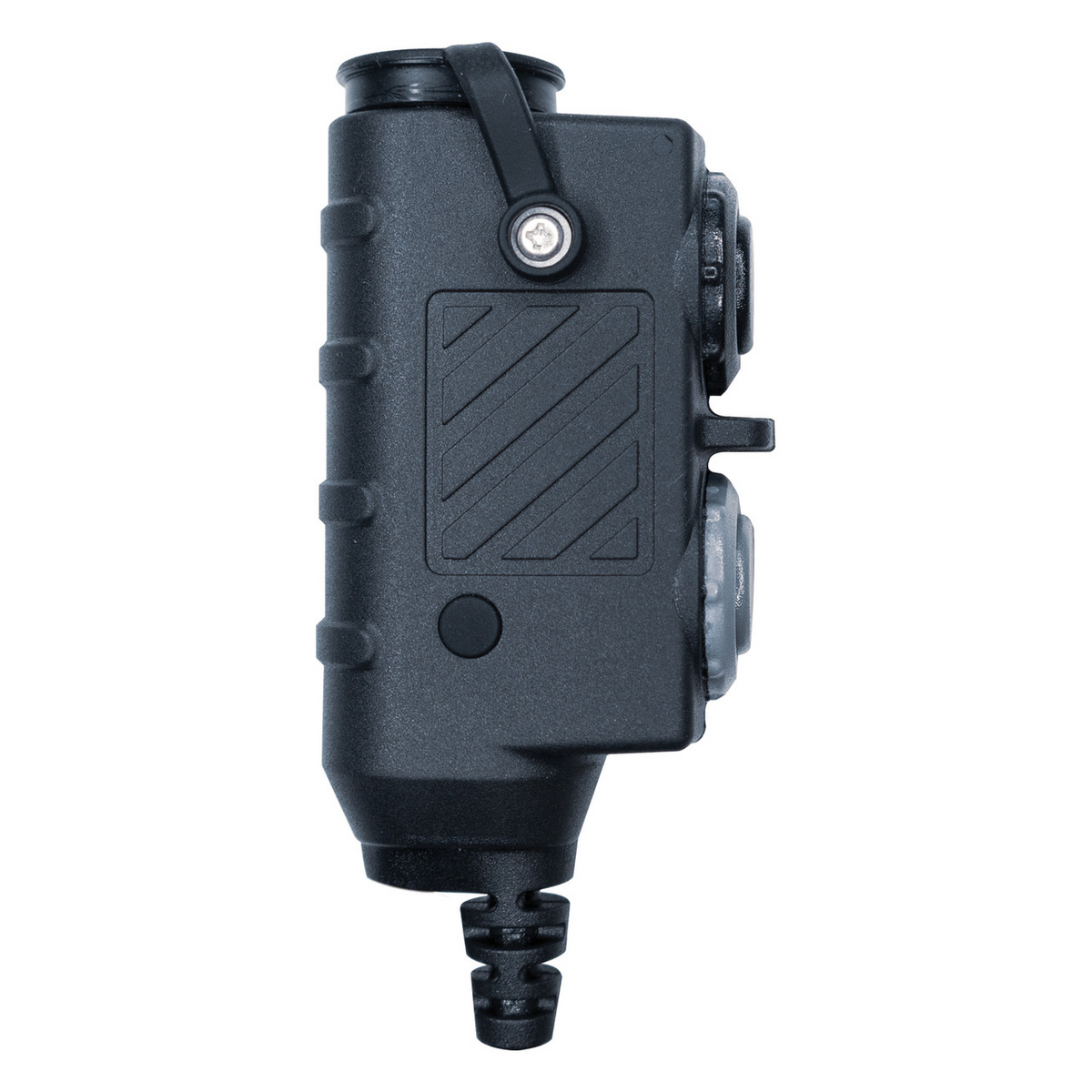 Replacement Amplified Nx Dual Ptt Puck W/ Single K Connector For Baofeng Uv82hp