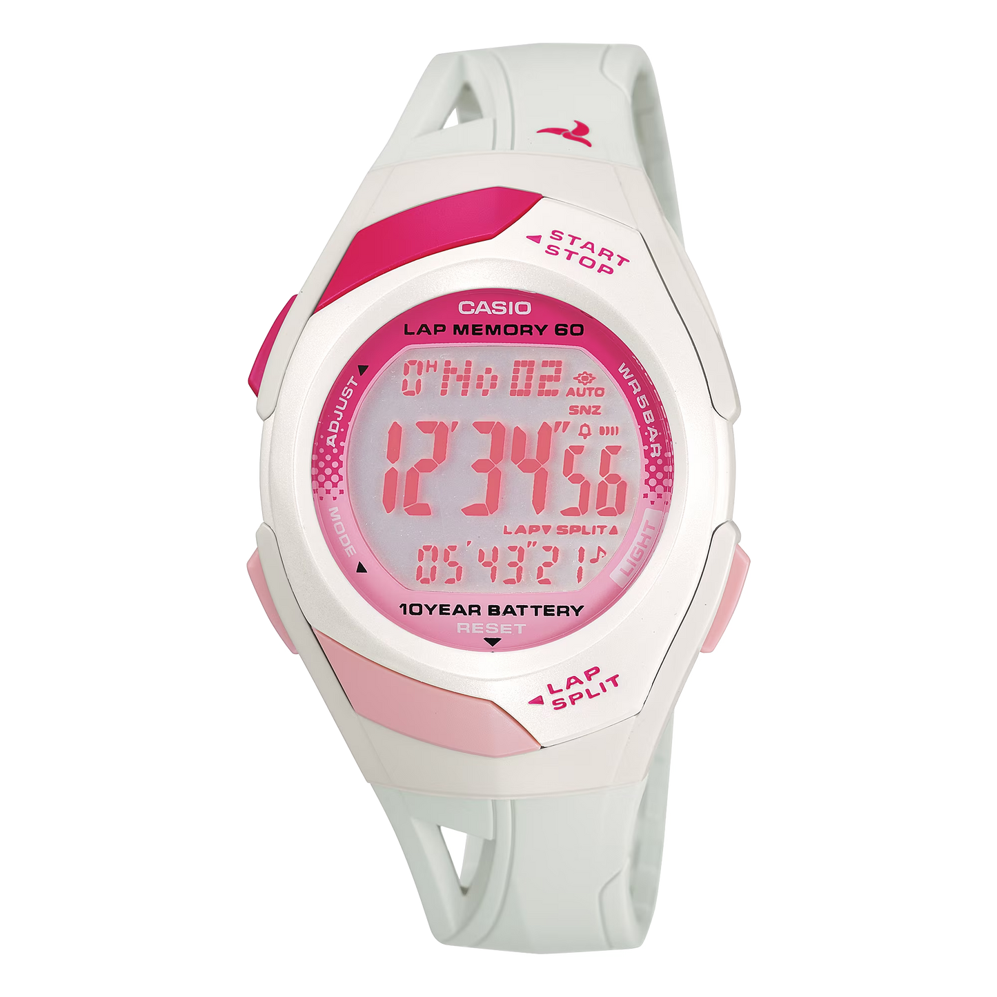 Casio Women's Mid-size Running Watch W/ 60-lap Memory