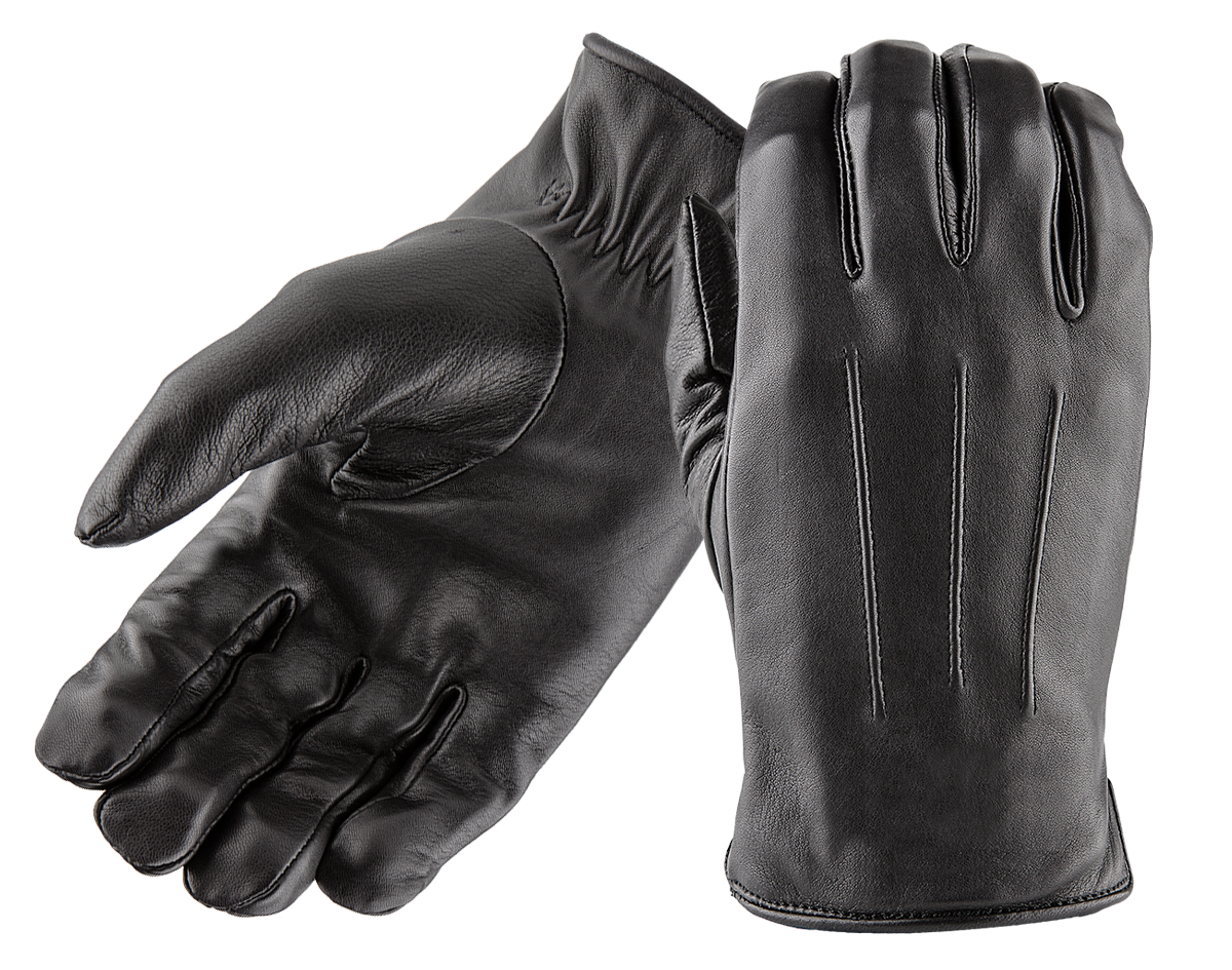 Luxe Deerskin Leather Gloves W/faux Fur Lining
