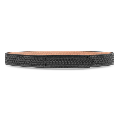 1-1/2" Basketweave Leather Hook & Loop Tip Belt