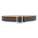 Dutyman 1-3/4" Plain Leather Garrison Belt with Gold Buckle
