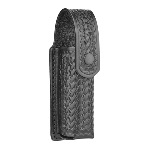 Basketweave 4 Ounce Leather Mace/oc Holder