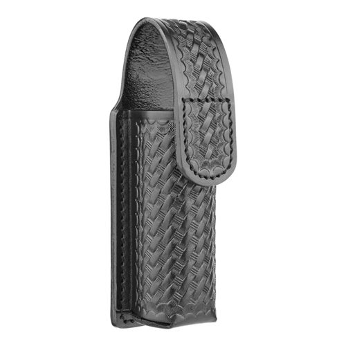 Basketweave 4 Ounce Leather Mace/oc Holder