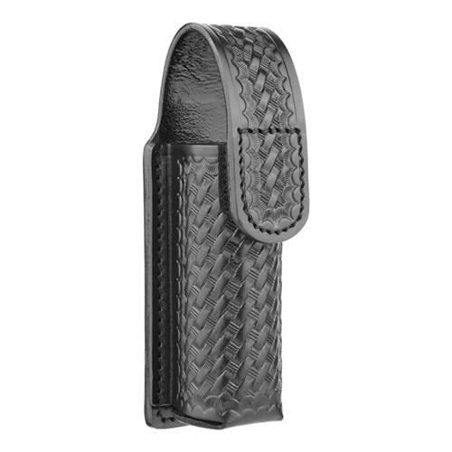 Basketweave 4 Ounce Leather Mace/oc Holder