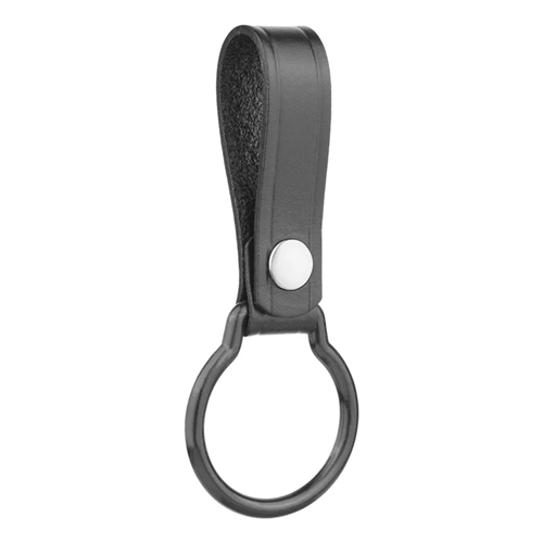 Plain Leather D Cell Flashlight Strap With Plastic Ring