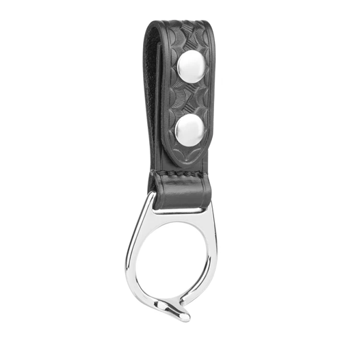 Basketweave Leather Pr24 Holder With Solid Brass