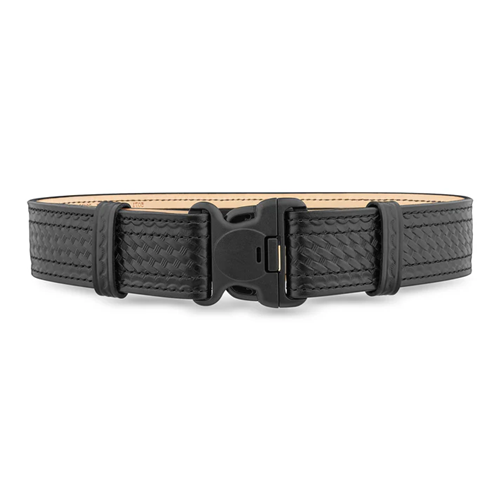 2-1/4" Basketweave Leather Duty Belt