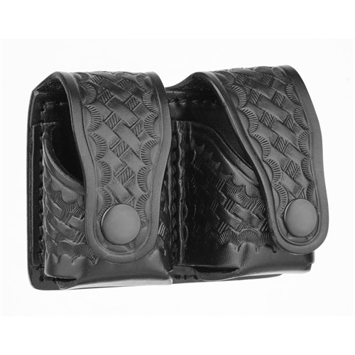 Basketweave Leather Revolver Speed Loader