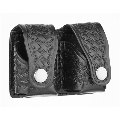 Basketweave Leather Revolver Speed Loader