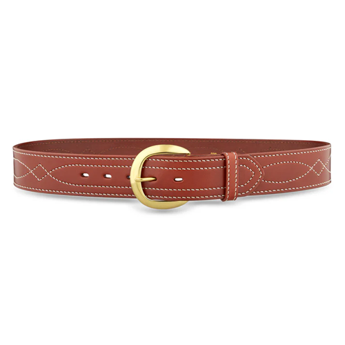 Brown Leather 1-3/4" Holster Belt