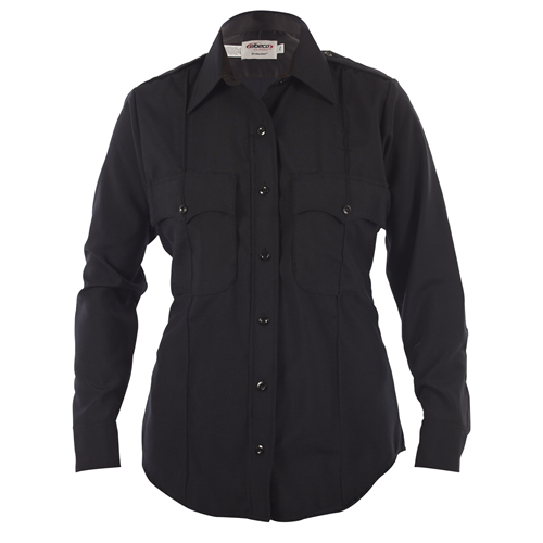 Women's Distinction Ls  Plain Pocket Shirt