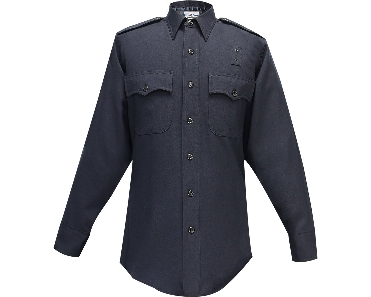 LA SELECT 100% WOOL MEN'S LONG SLEEVE SHIRT LAPD NAVY