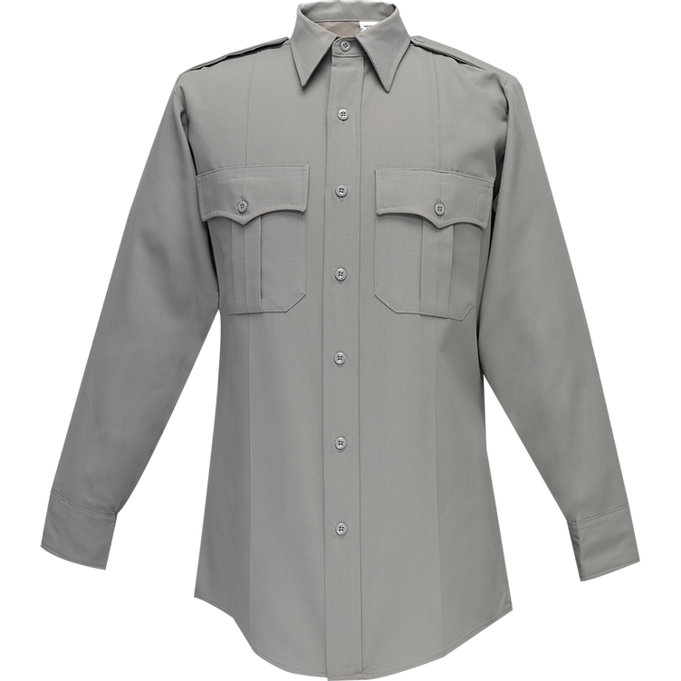 Flying Cross Command Long Sleeve Shirt w/ Zipper & Convertible Sport Collar