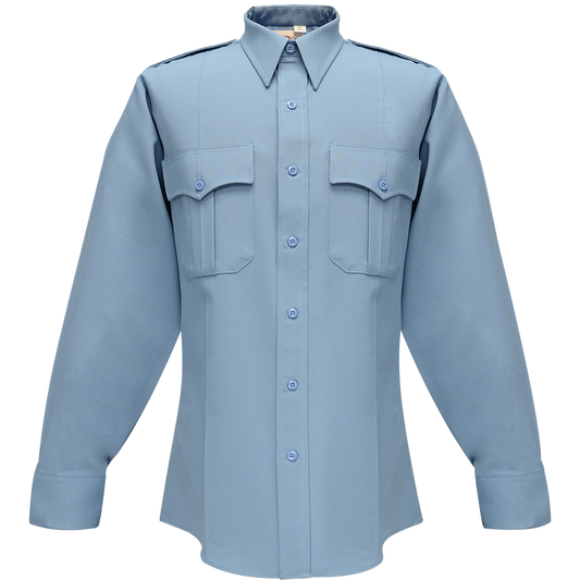 Flying Cross Command Long Sleeve Shirt W/ Zipper & Convertible Sport Collar