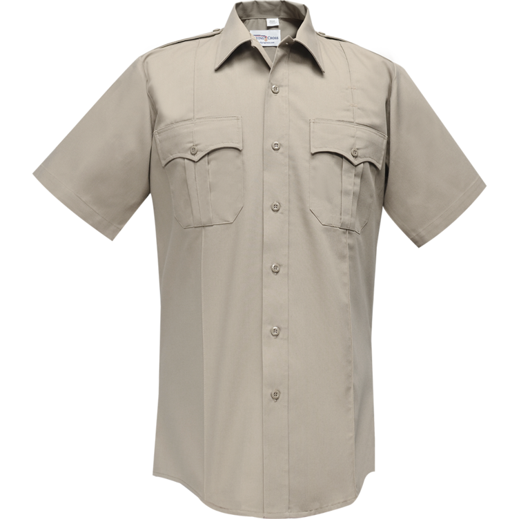 Flying Cross Command Short Sleeve Shirt W/ Zipper